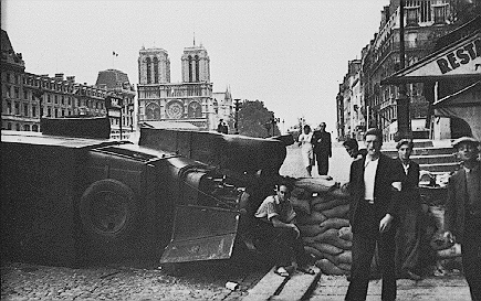 Barricade in Paris